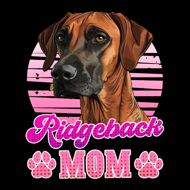 RIDGEBACK MOM Rhodesian Ridgeback chien maman
