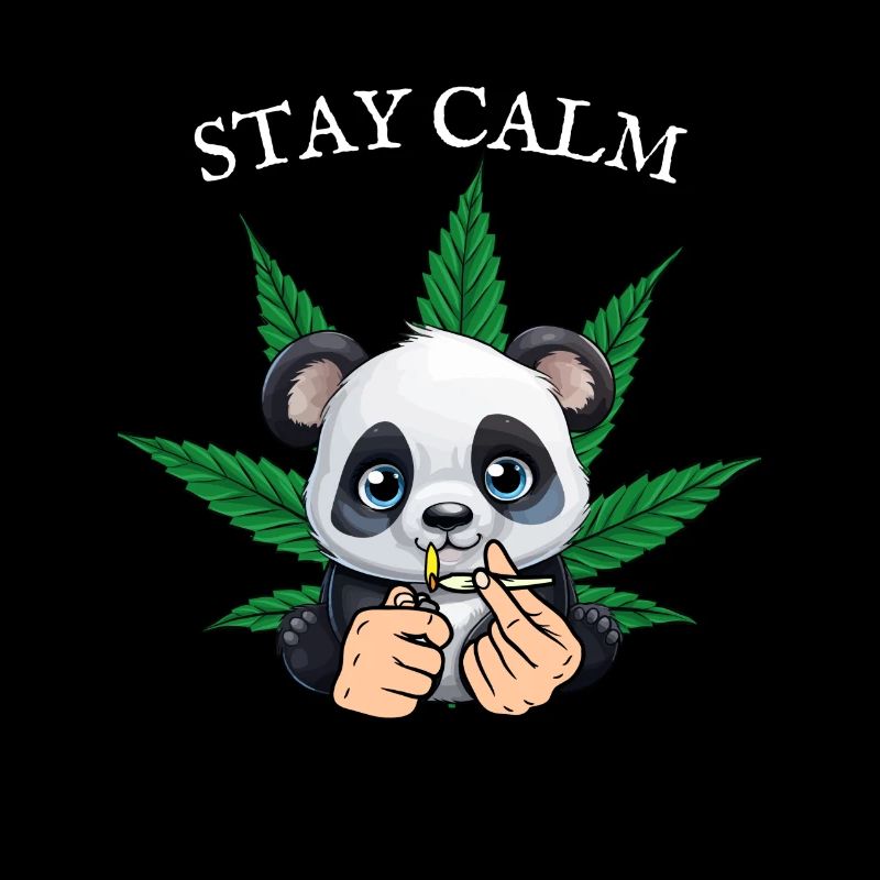 Panda détendu