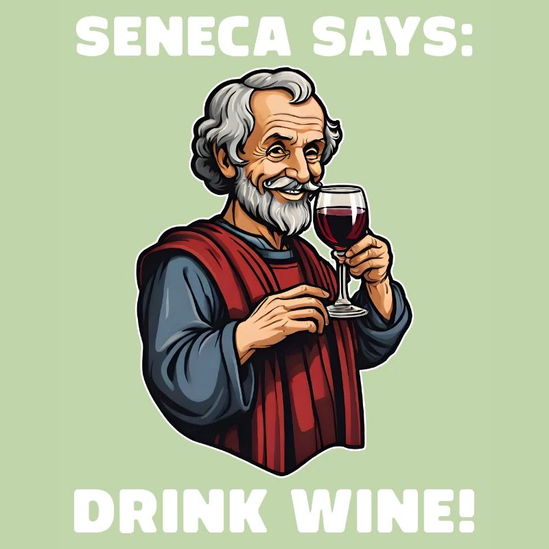 Seneca Wine Red Wine Stoicism Stoic Philosopher