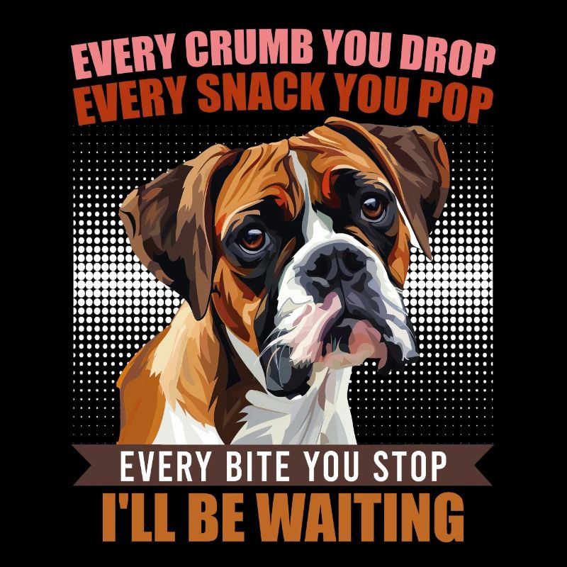 Boxer CHAQUE MIETTE QUE TU LÂCHES, JE T’ATTENDRAI