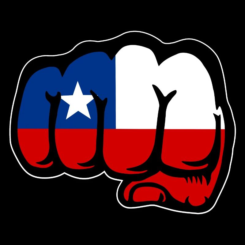 Chile Flagge Faust