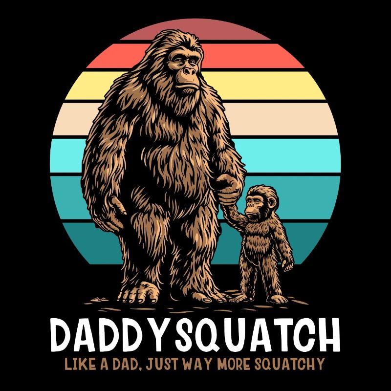 Papa squatch comme un père ordinaire