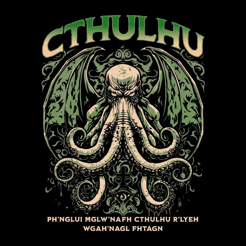 Comsic Horror Cthulhu Cult Lovecraft Necronomicon