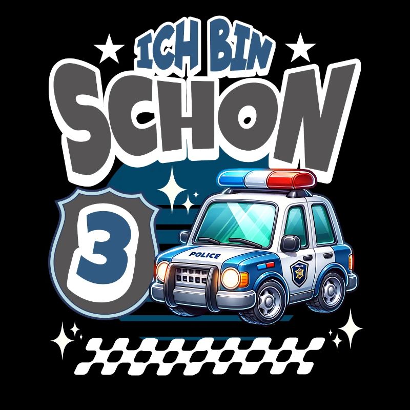 Polizei 3. Geburtstag Kindergeburtstag