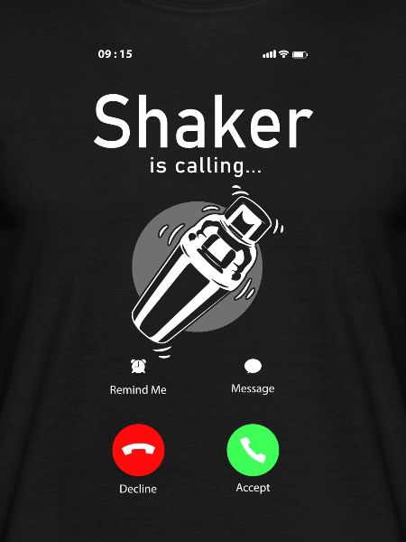 Bartender Mixologist Phone Display