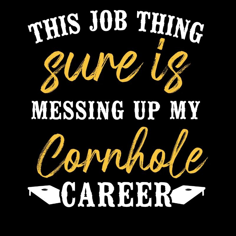Joueur de sac de haricots de l’équipe Cornhole