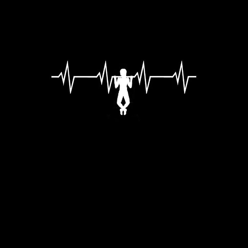 Calisthenics Street Workout Pullup Heartbeat ECG