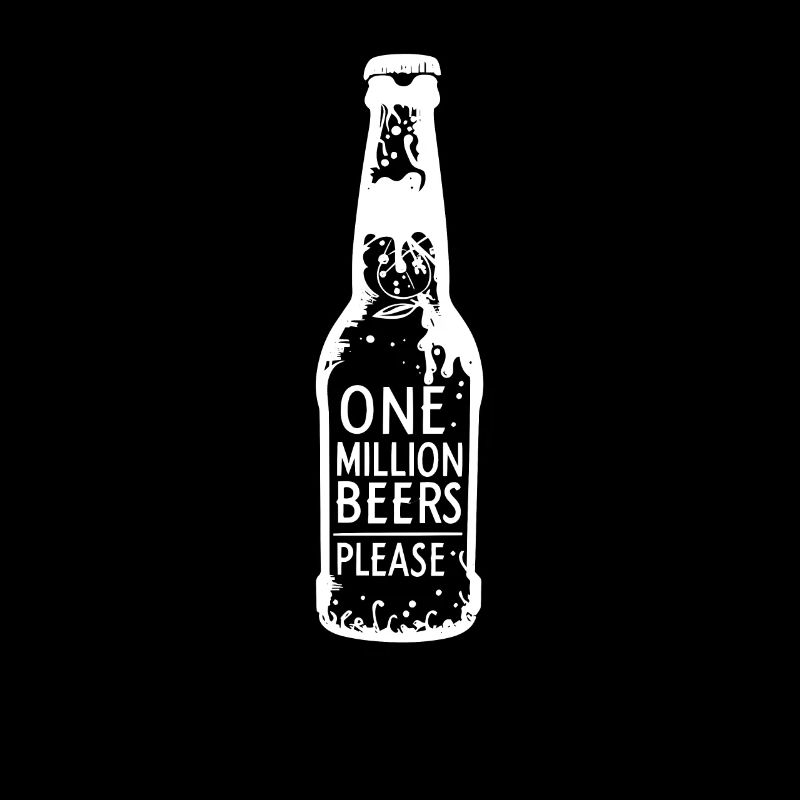 A Million Beers Please Funny Beer Saying Meme