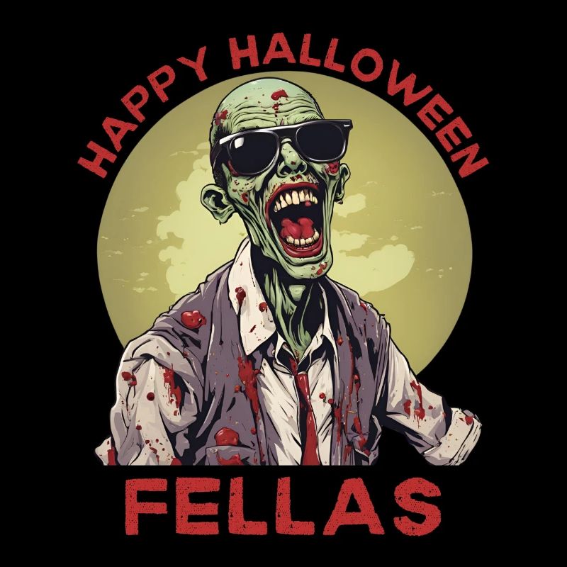 Happy Halloween Fellas Zombie