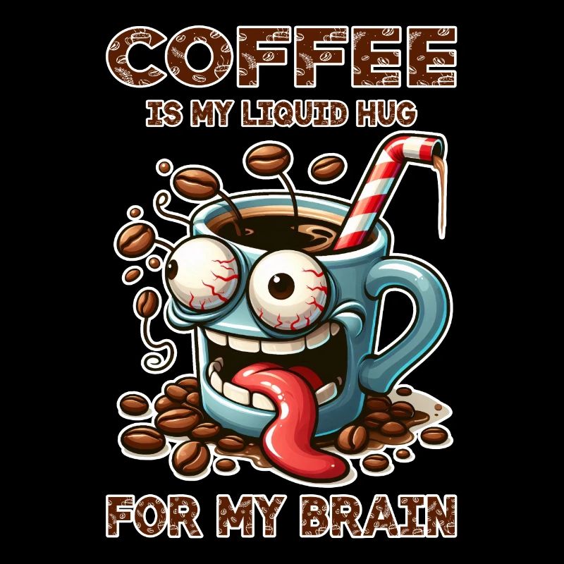 Coffee is my liquid hug for my brain