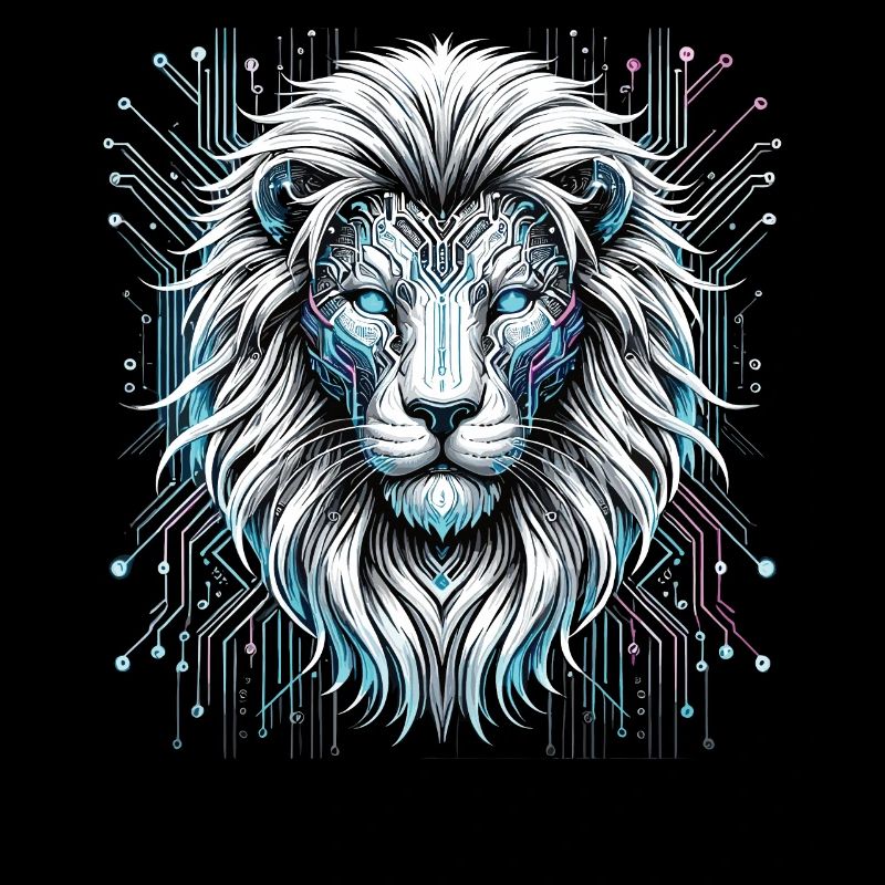 Techno Savannah : le lion numérique