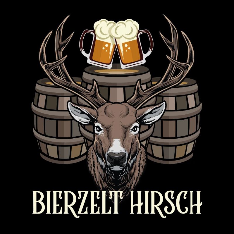 Bierzelt Hirsch