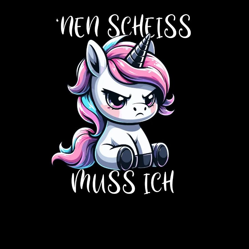 Nen Scheiss Muss ich Freches Einhorn