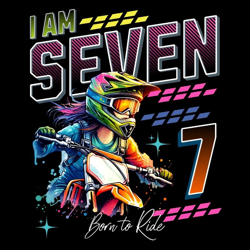Motocross Mädchen 7. Geburtstag