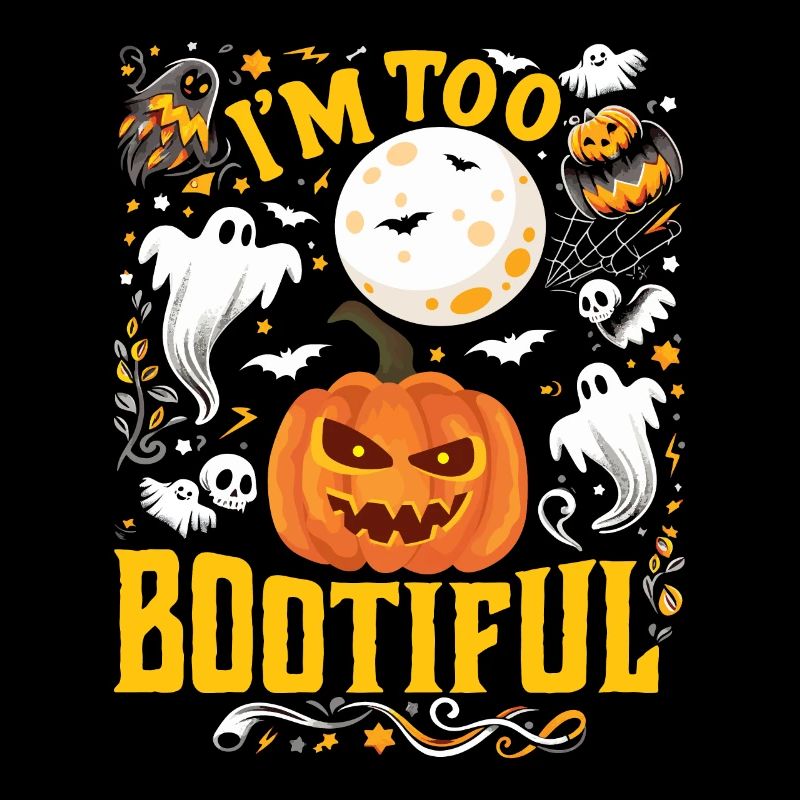 Halloween Kostüm Kinder I'M TOO BOOTIFUL Lustiges