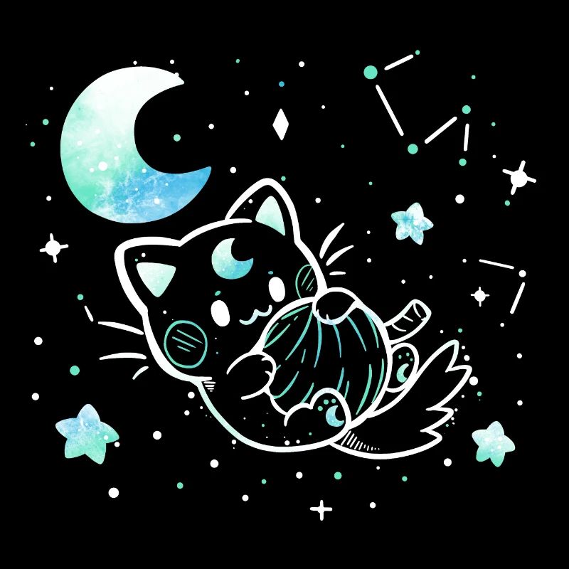 Katze in den Sternen