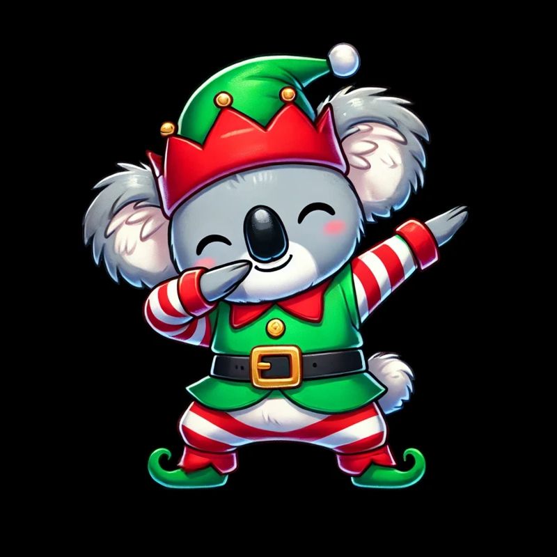 Christmas Koala Elf Funny Koala Lover