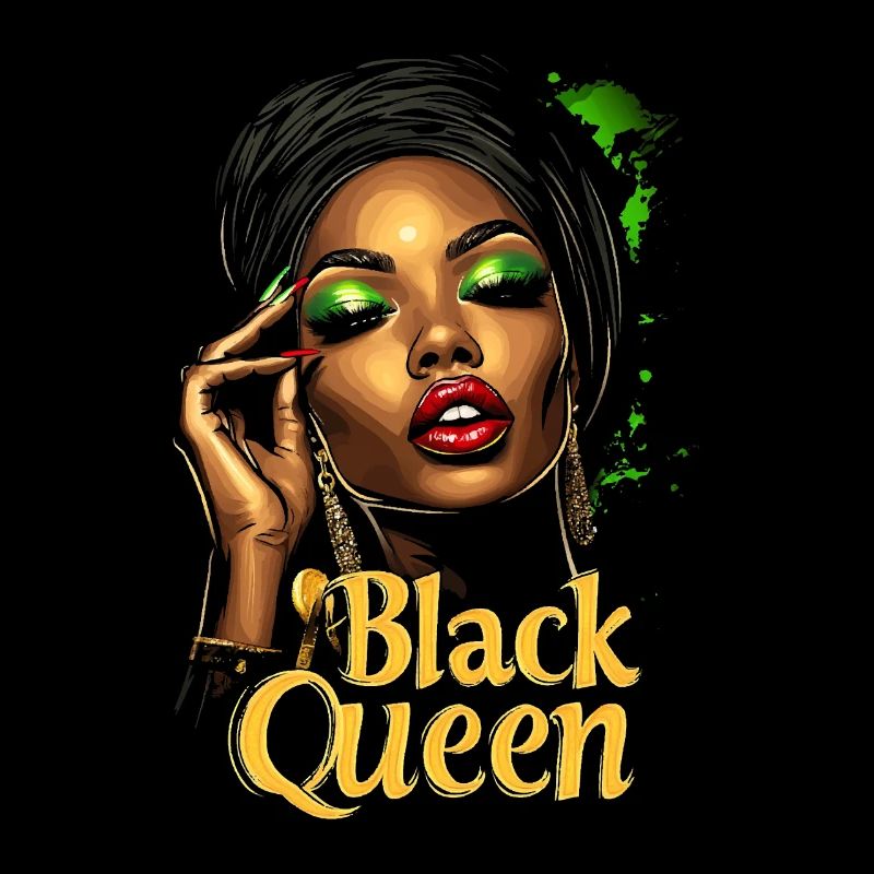 Black Queen Héritage Mois de l’histoire des Noirs Art