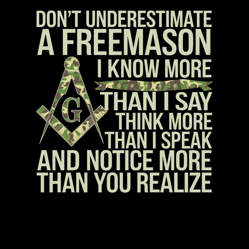 Mason Masonic Camo Freemason