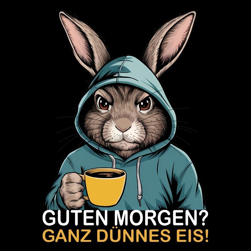 Good morning very thin funny rabbit