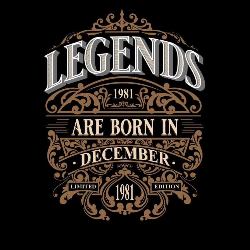 1981 Décembre Naissance Anniversaire Année de naissance