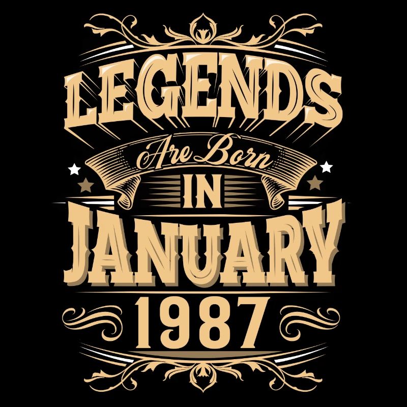 Légende de l’anniversaire de janvier 1987
