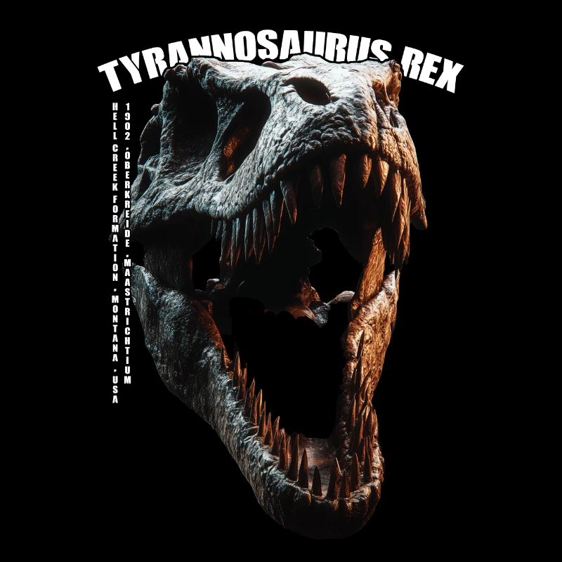 T-Rex-Schädel Design