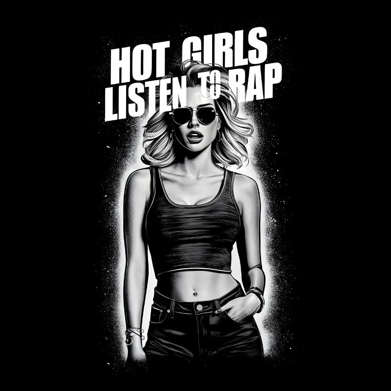 filles chaudes écoutent du rap