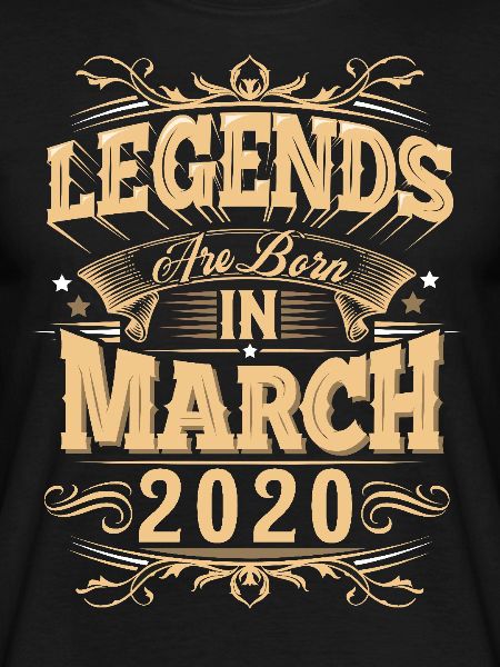 March 2020 Birthday Legend