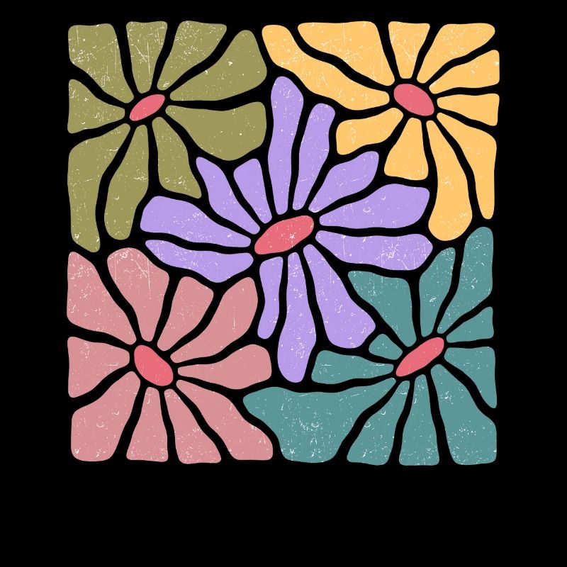 Boho style wildflowers