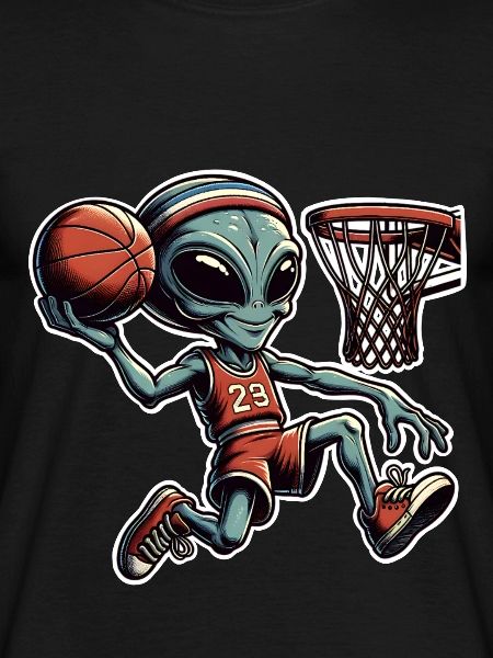 Alien Basketball Dunking