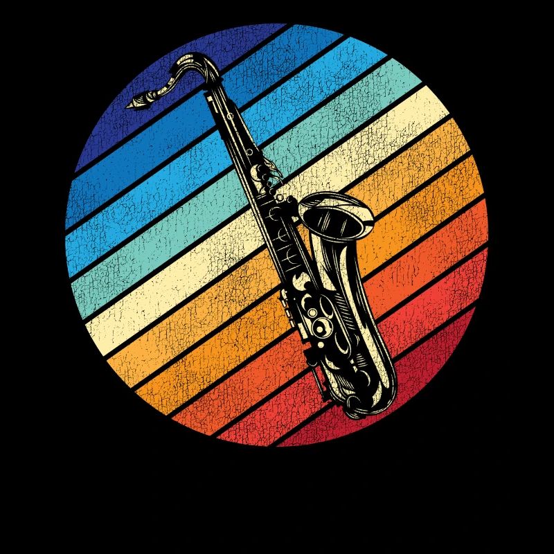 Saxophone Retro Vintage