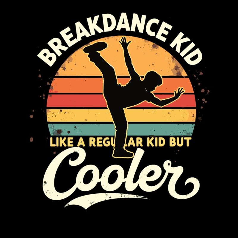 Breakdance Kid Breakdancer Retro Dance B-Boys