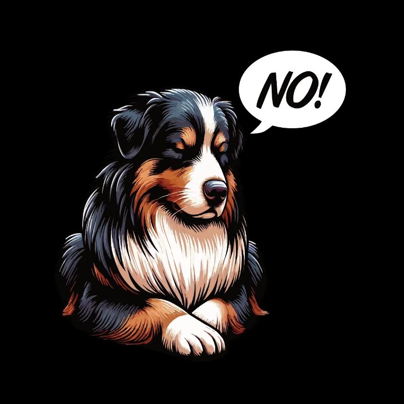 No Australian Shepherd Aussie Aussiebesitzer
