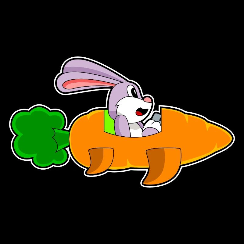 Rabbit Airplane Carrot
