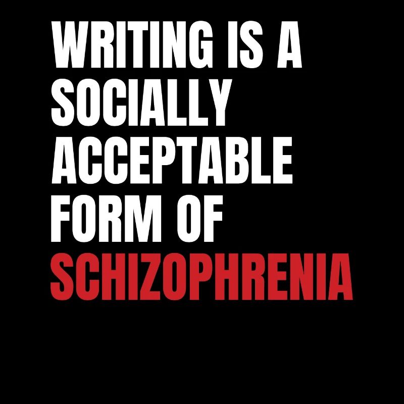 Sensibilisation à la schizophrénie TShirt Design Writing