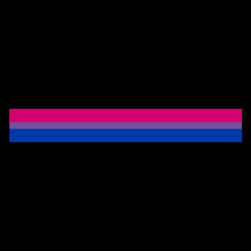 Drapeau bisexuel en bande