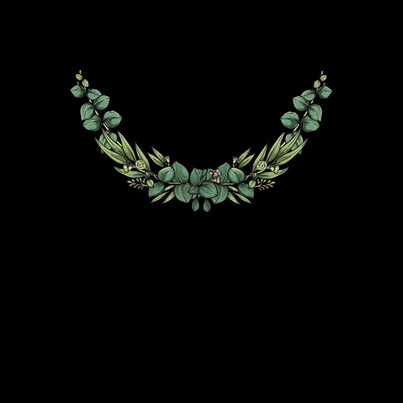 Couronne de fleurs d’eucalyptus I Team Mariage Mariage Boho