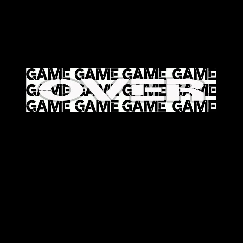 Game over, game is over, gamer, gaming, jeu