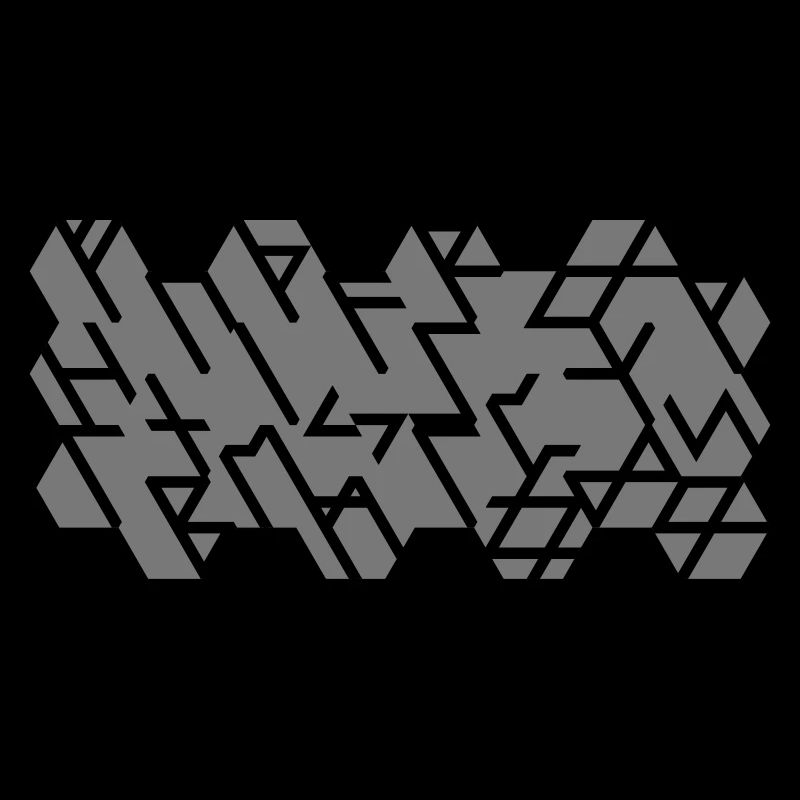 Quantum Runes Futhark 0 ©, linear, Zellen,2-farbig