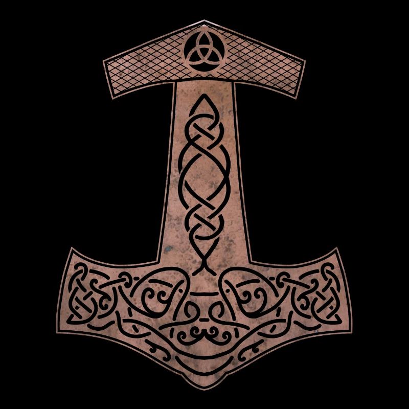 Hammer from Thor Mjölnir copper Viking gift