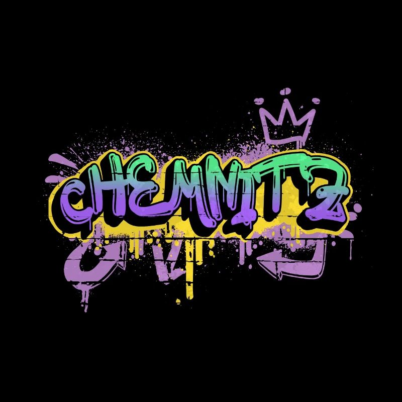Chemnitz Germany City Graffiti Spray Sprayer