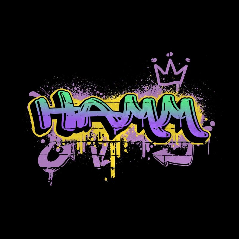Hamm Germany City Graffiti Spray Sprayer