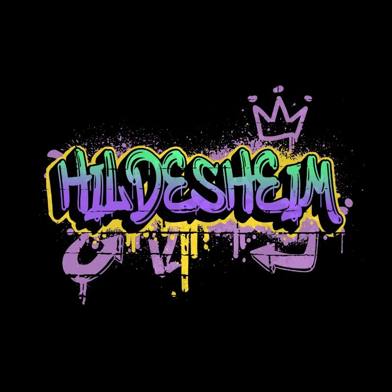 Hildesheim Germany Graffiti Spray Sprayer