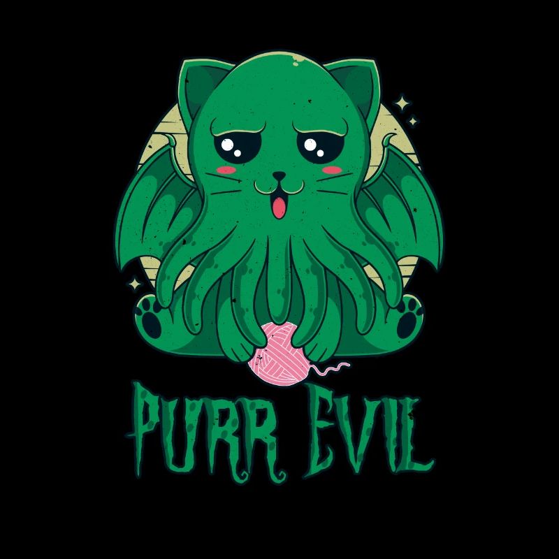 Cathulhu Cthulhu Purr Evil