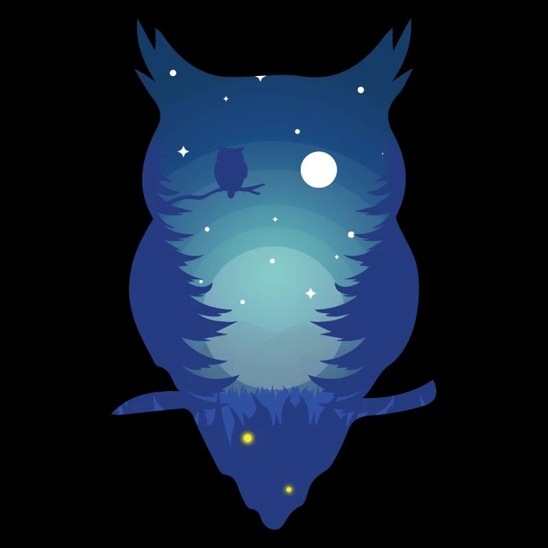 Chouette bleue