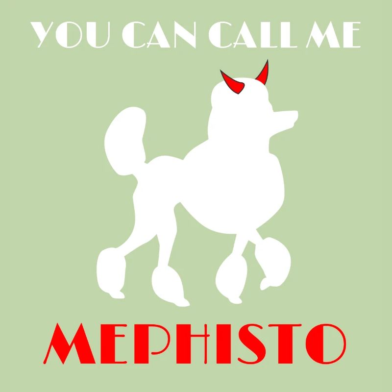 Pudel Mephisto Faust Goethe Spruch