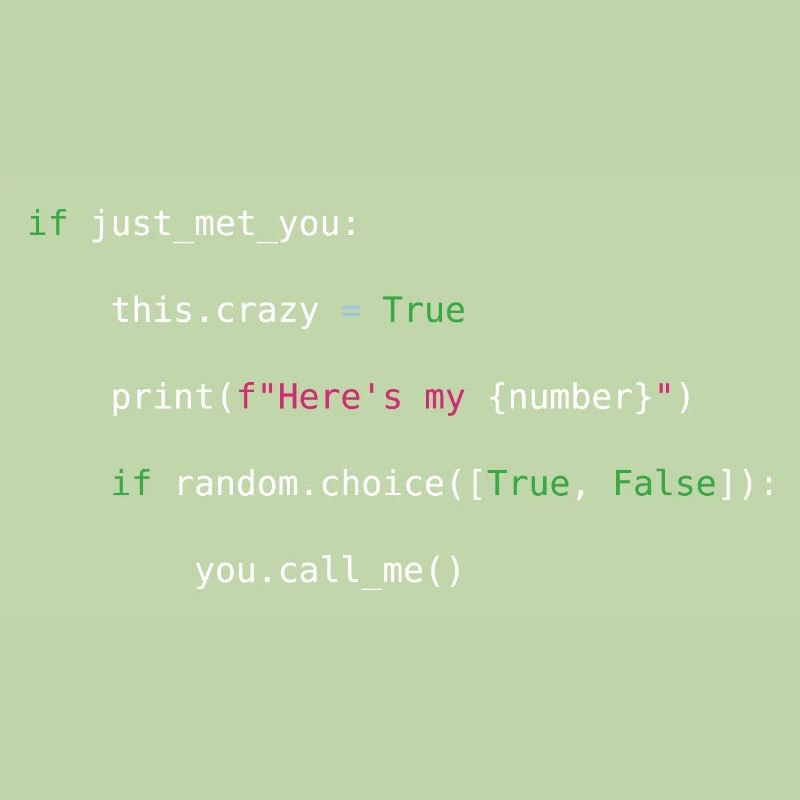 Call me maybe python
