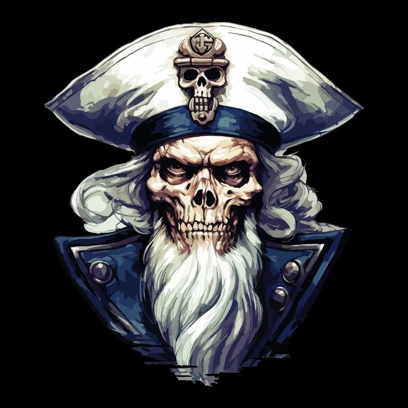Sailor Skull Skull Captain Ahoy Ship