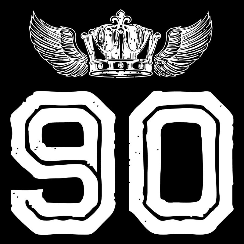 90 Number crown